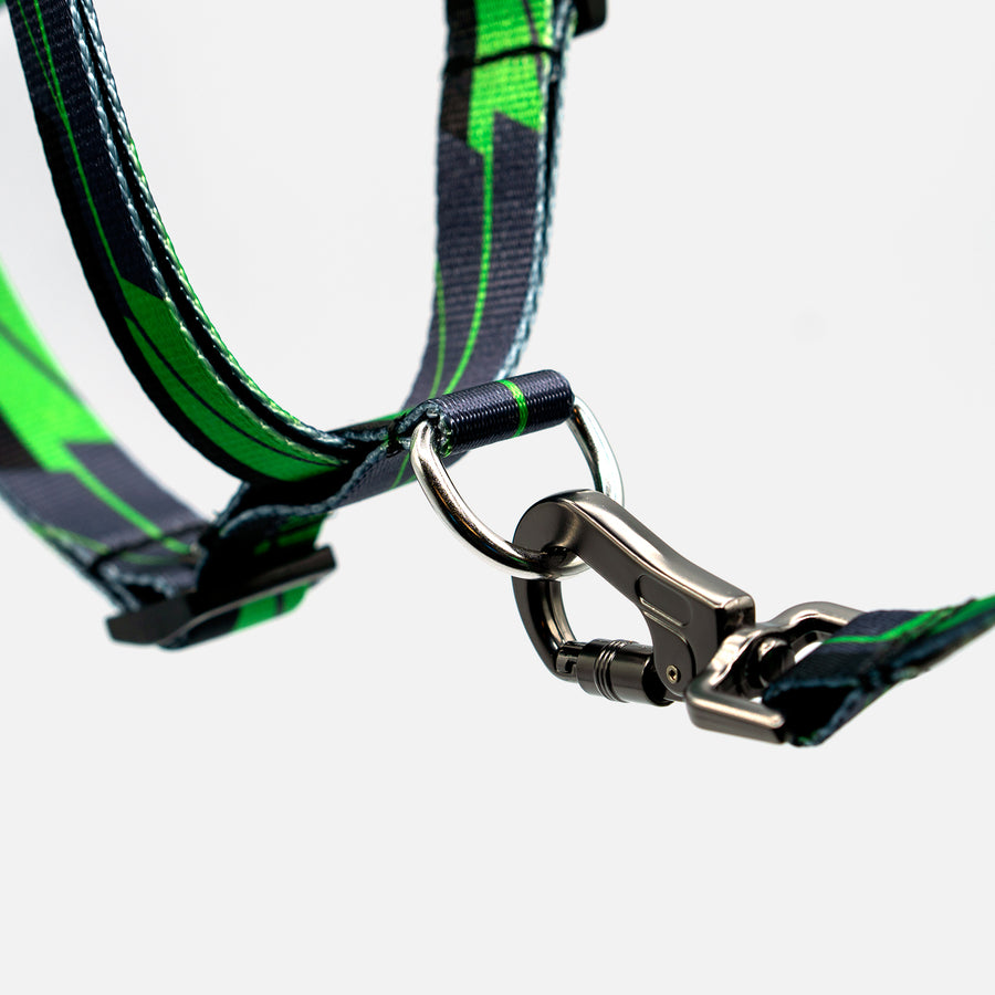 Dog Step In Harness Green