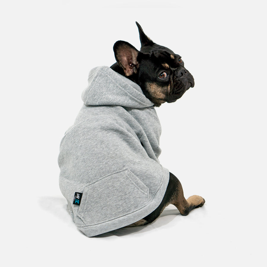 Dog Hoodie Grey