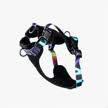 Dog Mesh Harness Purple