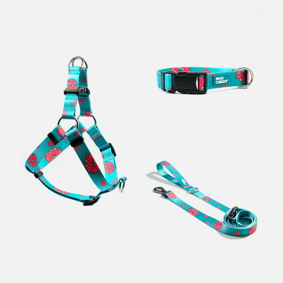 Dog Harness, Collar, Leash