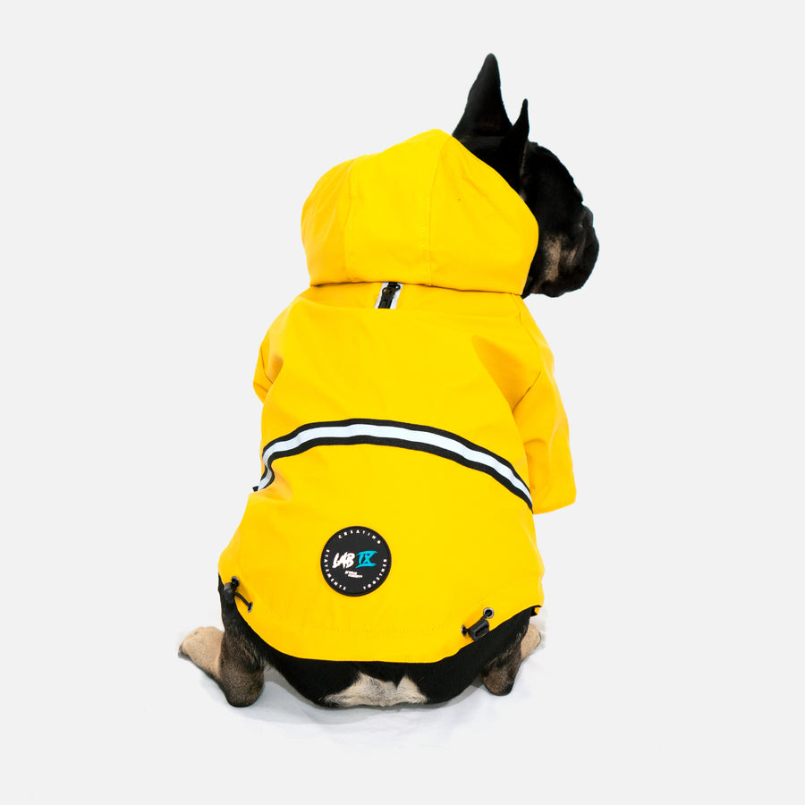 Dog Rain Jacket Yellow