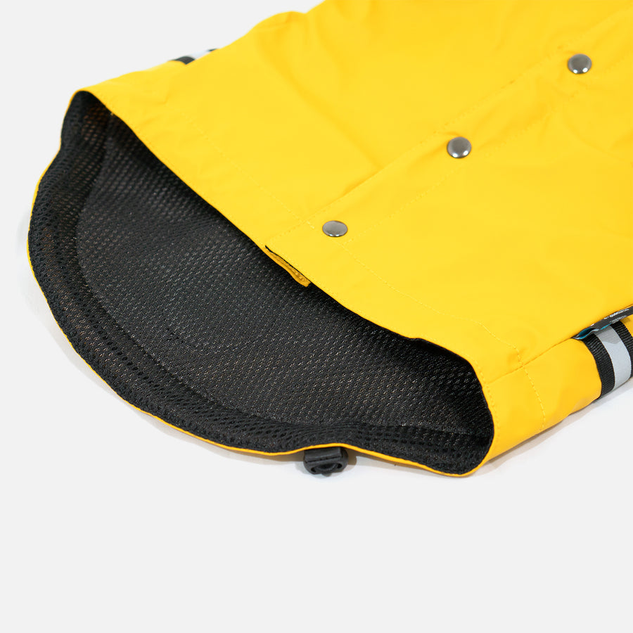 Dog Rain Jacket Yellow