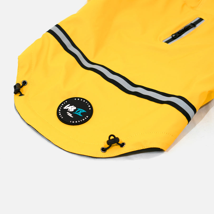 Dog Rain Jacket Yellow