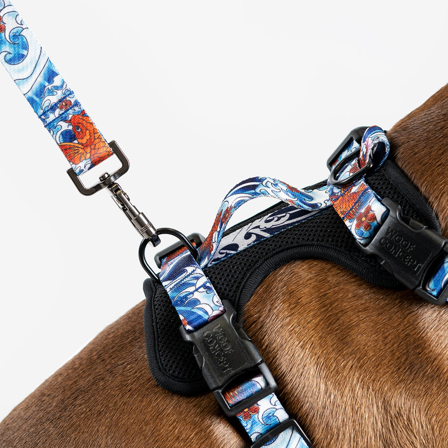 Dog Mesh Harness Blue