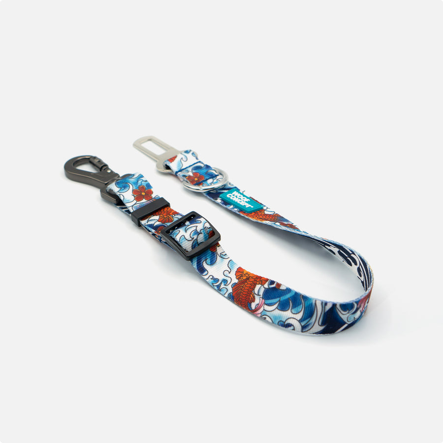 Dog Seatbelt Blue