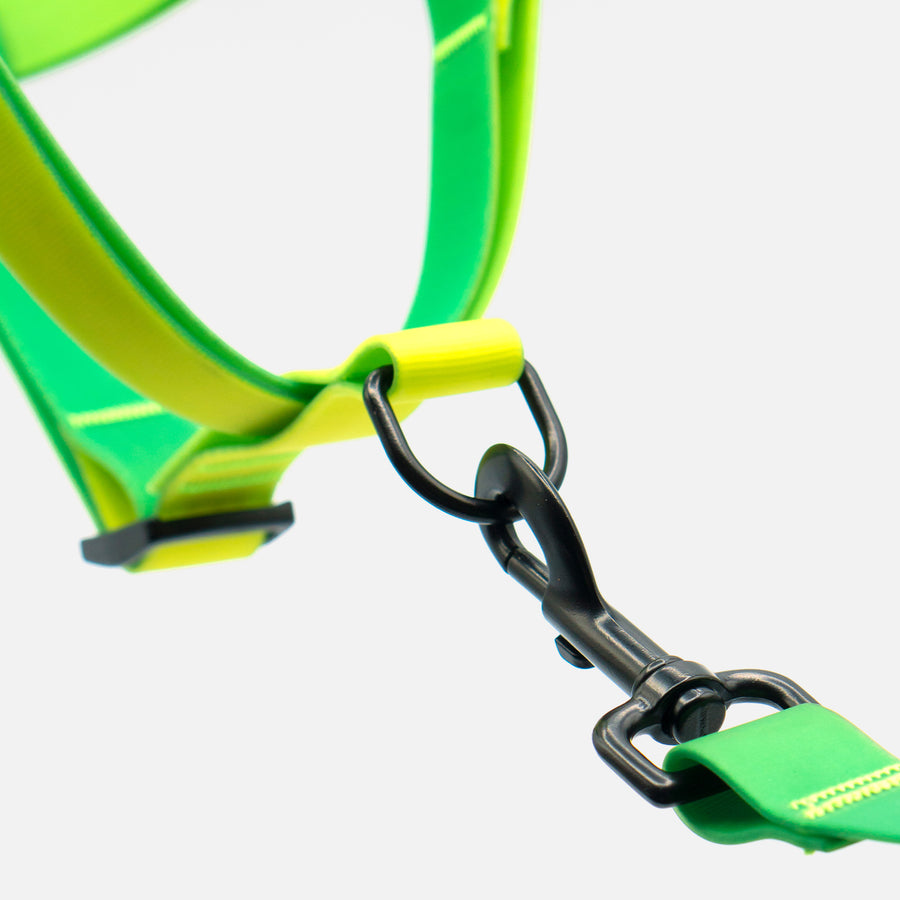 Waterproof Dog Step In Harness Green