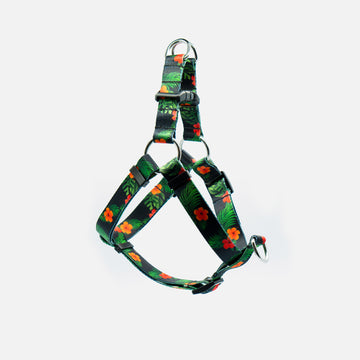 Dog Step In Harness Green