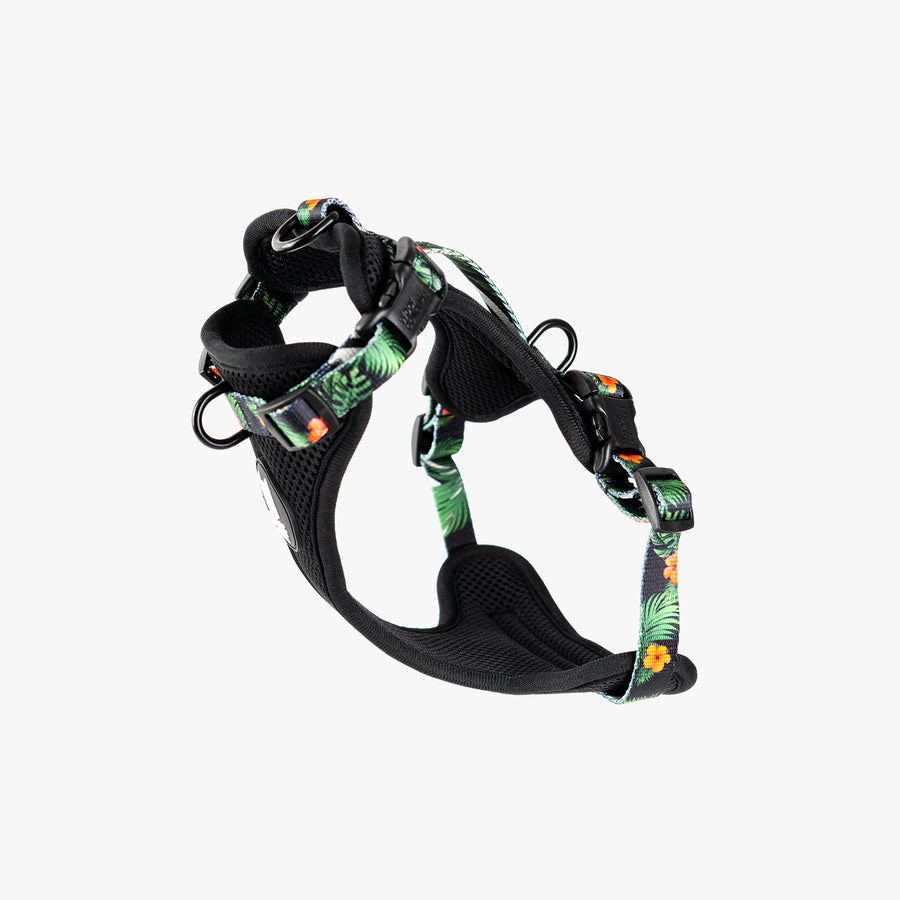 Dog Mesh Harness Green