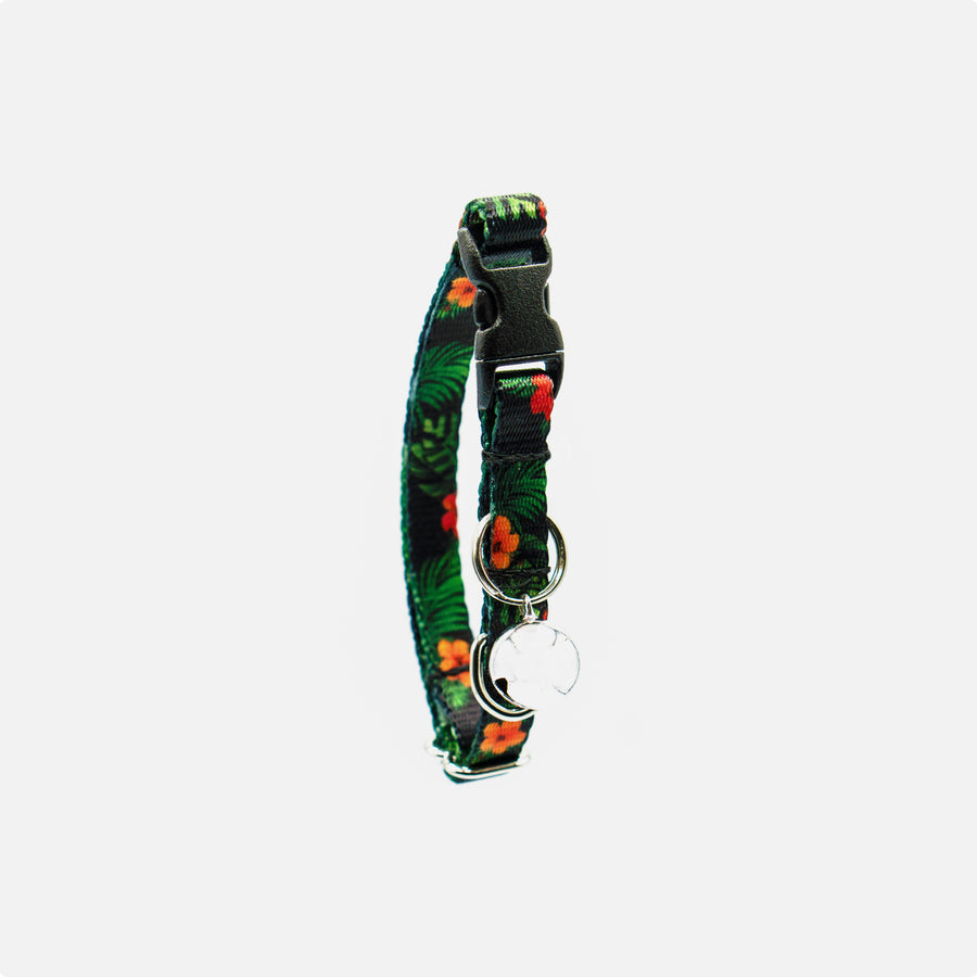 Cat Breakaway Collar Green