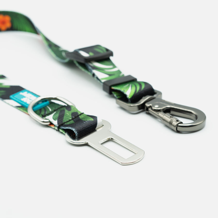 Dog Seatbelt Green