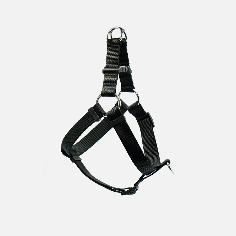 Dog Step In Harness Black