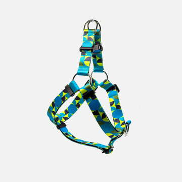 Dog Step In Harness Green