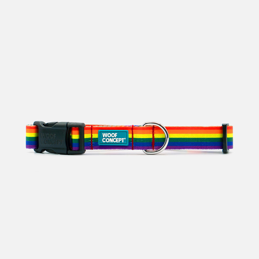 Dog Collar Rainbow