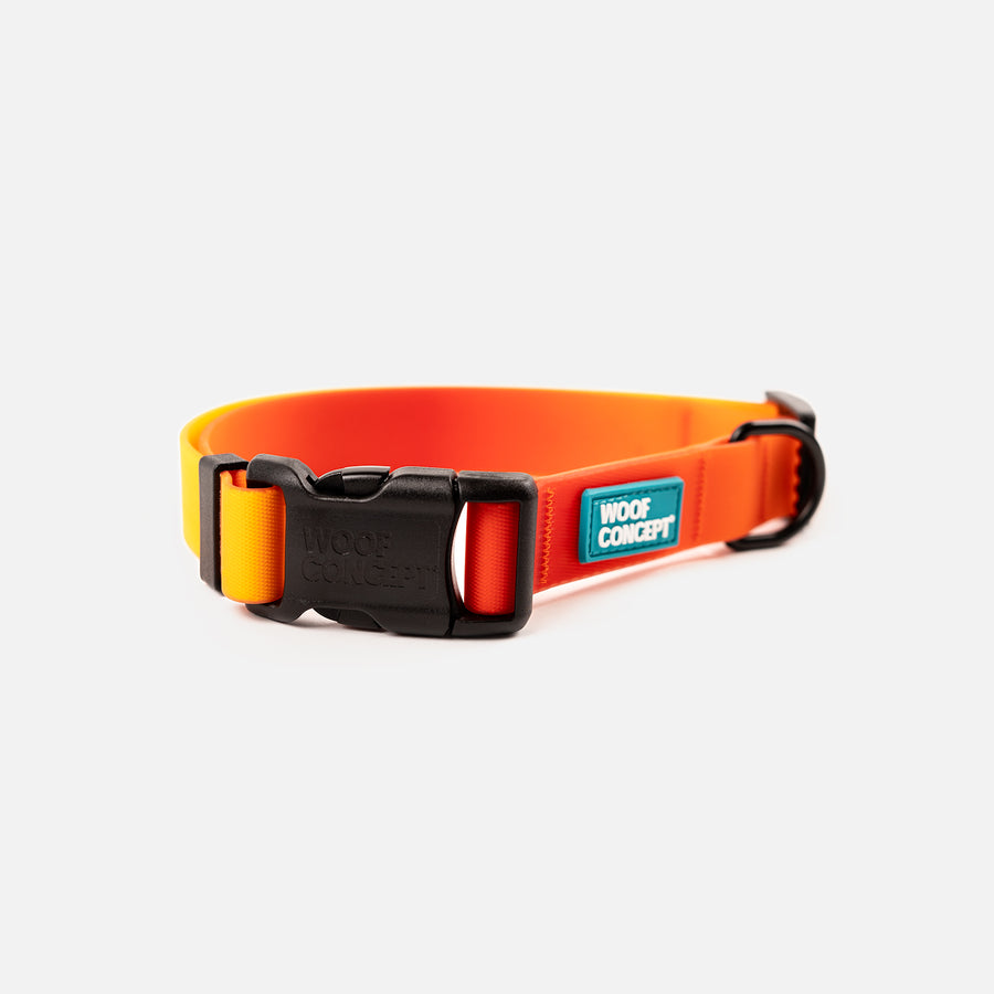 Waterproof Dog Collar Orange