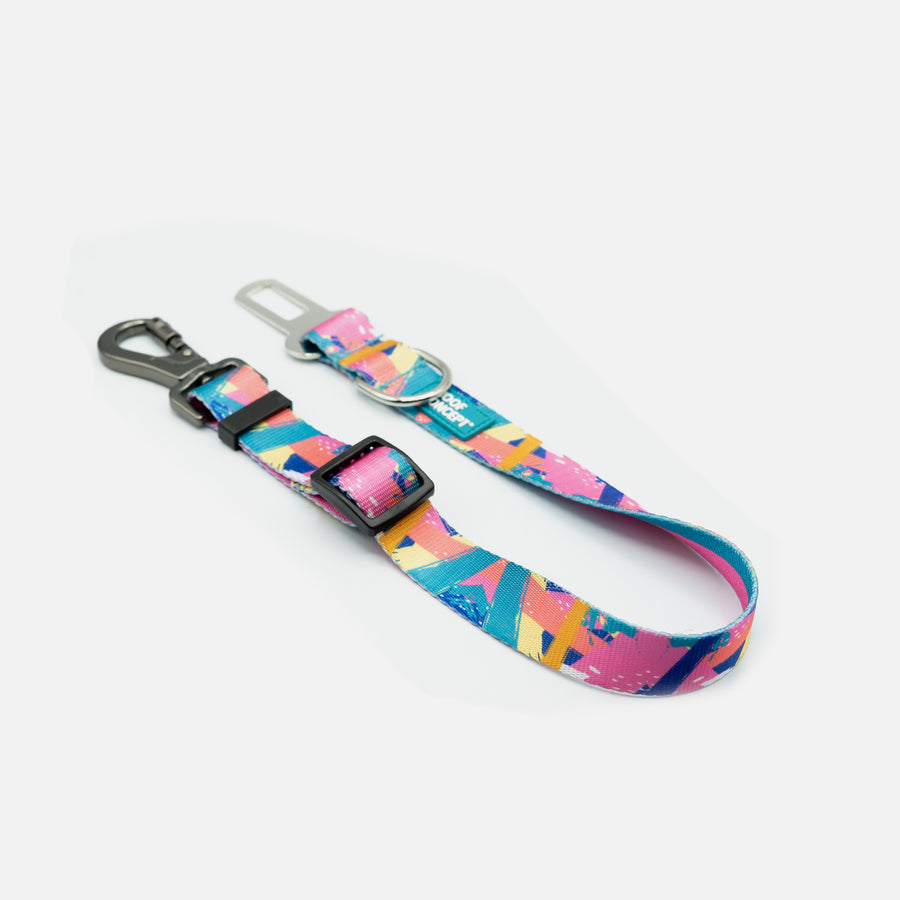 Dog Seatbelt Pink