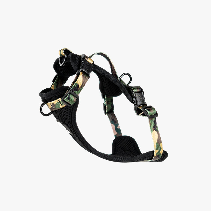 Dog Mesh Harness Green